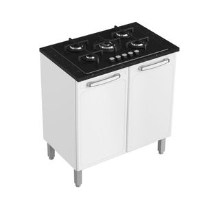 Balcão para Cooktop Evidence Bertolini Branco