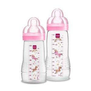 Kit Mamadeira Easy Rosa 260/330ml