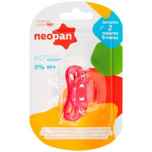 Chupeta Ortodôntica Rosa Neopan T2