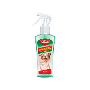 Solução Bucal Bellokão Menta Para Cães E Gatos 140ml