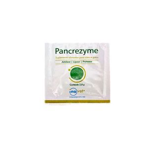 Suplemento Alimentar Inovet Pancrezyme Para Cães e Gatos 2,8g
