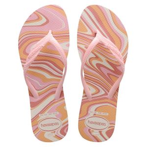 Sandália Havaianas Fantasia Style Branco/Rosa 33/34