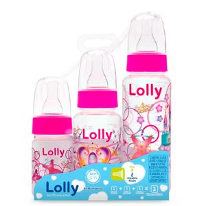 Kit Mamadeira Tip Rosa Lolly