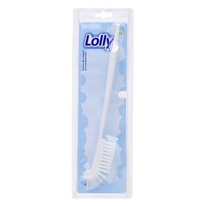 Escova de Limpeza de Mamadeira Branca Lolly