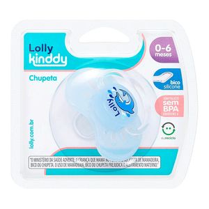 Chupeta De Silicone Redonda Oceano T2 Azul