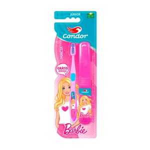 Escova Dental Macia Barbie Júnior Cabeça P Condor