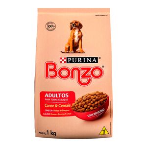 Ração Bonzo Adulto Carne E Cereais Kg