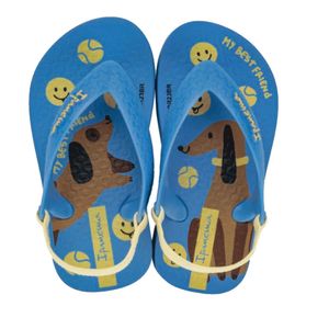 Sandália Ipanema Baby Azul/Azul/Amarelo 17/18