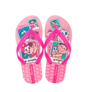 Sandália Ipanema Turma da Mônica Infantil Rosa/Rosa/Branco 27/28