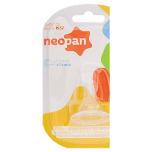 Bico para Mamadeira Silicone Neopan