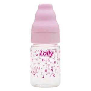 Mamadeira Tip Color Redondo Rosa 80ml- Lolly