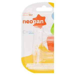 Bico para Mamadeira Silicone Neopan Blister 2 Unidades