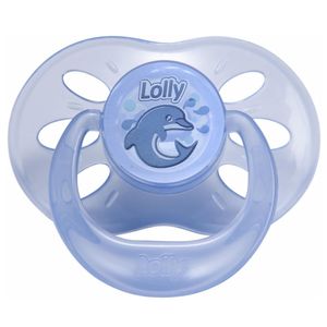 Chupeta Tradicional Vermelha E Azul Lolly