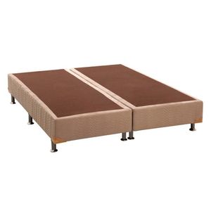 Base Box para Colchão Queen Ortobom Bege 158x30cm