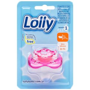 Chupeta Silicone Ortodôntico Oceano Tamanho 1 Rosa Lolly