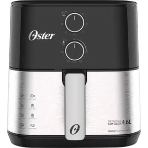 Fritadeira Air Fryer Inox Compact 4,6L Oster Ofrt520 220v