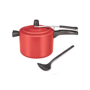 Panela Pressão 4.5 Lts Cereja + Concha Fortaleza