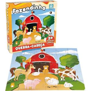 Quebra Cabeça Fazendinha 30 Peças Nig 0424