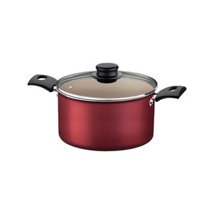 Caldeirão Tramontina Turim Antiaderente Starflon Max Vermelho 24CM