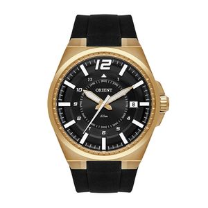 Relógio De Pulso Orient Analógico Dourado MGSP1006 G2PX