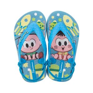 Sandália Ipanema Baby Turma da Mônica Azul/Azul Tamanho 17/18