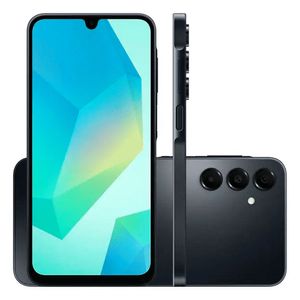 Smartphone Samsung Galaxy A16 4G 6.7" 256GB 8GB Câmera Tripla - Preto - Quadriband