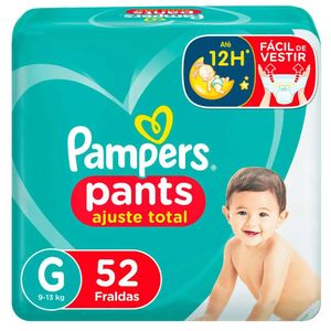 Fralda Descartável Pants Hiper Pampers Ajuste Total Tamanho G 52x1