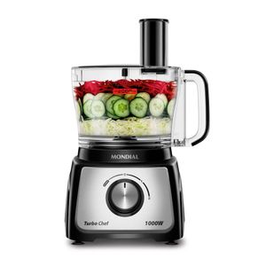 Multiprocessador Mondial Turbo Chef 7 em 1 MPN-01-BE Preto