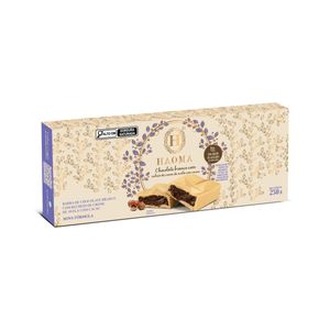 Barra de Chocolate Branco Haoma com Recheio Avelã com Cacau 250g