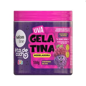 Gelatina Salon Line #todecacho Uva Kids 550g