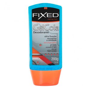 Gel Fixador Cola Azul Fixed 200g