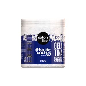 Gelatina Capilar Salon Line #To De Cacho Hidratante Cremosa 550g