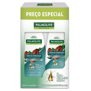 Kit Shampoo + Condicionador Palmolive Naturals Boom de Hidratação 350ml