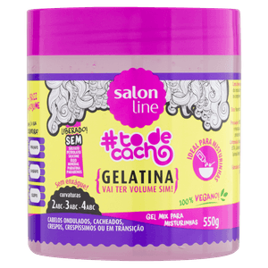 Gelatina Vai Ter Volume Sim 550G Salon Line
