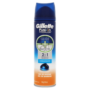 Gel de Barbear 2 em 1 Gillette Fusion Proglide Frasco 198g