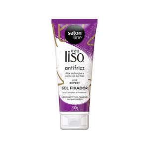 Gel Fixador Salon Line Meu Liso Antifrizz 200g