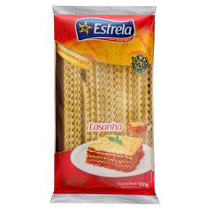 Massa para Lasanha Estrela 500g