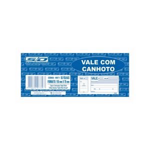 Vale São Domingos com Canhoto 50 Folhas