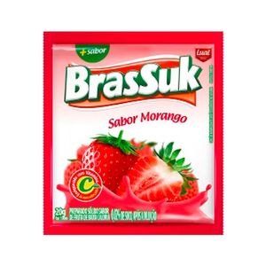 Refresco em Pó de Morango Brassuk 20g