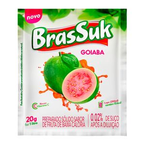 Refresco em Pó de Goiaba Brassuk 20g