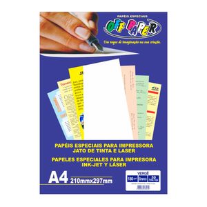 Papel Vergel  Branco A4 Off Paper 50 Folhas