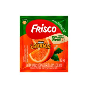 Refresco em Pó Frisco Laranja 18g