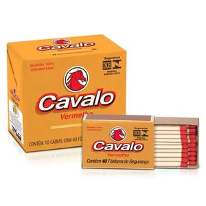 Fósforo Vermelho Cavalo 10X1