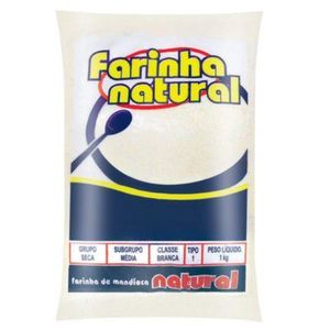 Farinha de Mandioca Branca Quebrada 1kg