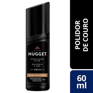 Graxa para Sapato Líquida Preta Nugget 60ml
