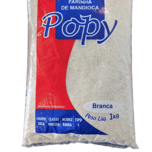 Farinha de Mandioca Branca Popy 1Kg