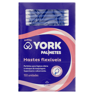 Hastes Flexíveis York Caixa com 150 Unidades