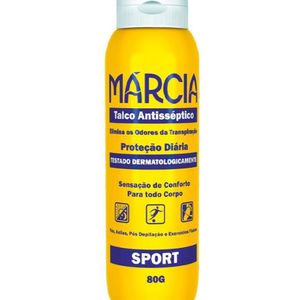 Talco Marcia Antiséptico Sport Elimina Odores 80g