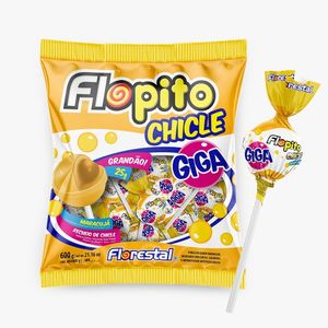Pirulito Giga Sabor Maracujá Florestal 600g