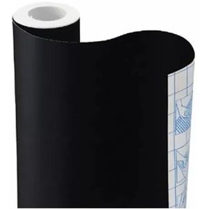 Plástico Adesivo 45 Cm X 10 M Fosco Preto Contact